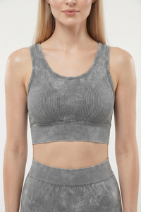 Seamless Melange Sports Bra Apparel & Accessories > Activewear > Sports Bras by Profit Outfits