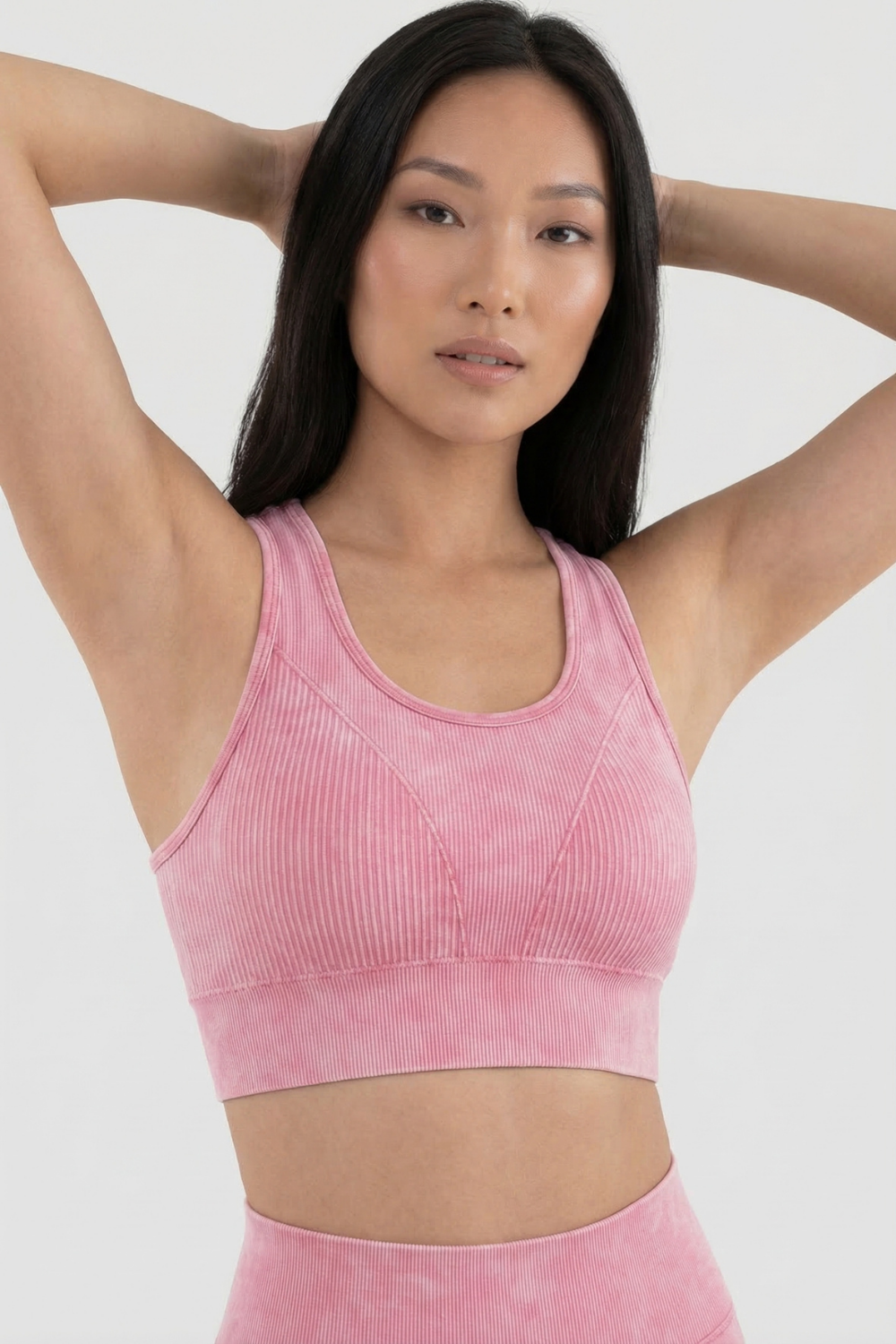 Seamless Melange Sports Bra Apparel & Accessories > Activewear > Sports Bras by Profit Outfits
