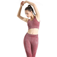 Seamless Melange Sports Bra Apparel & Accessories > Activewear > Sports Bras by Profit Outfits