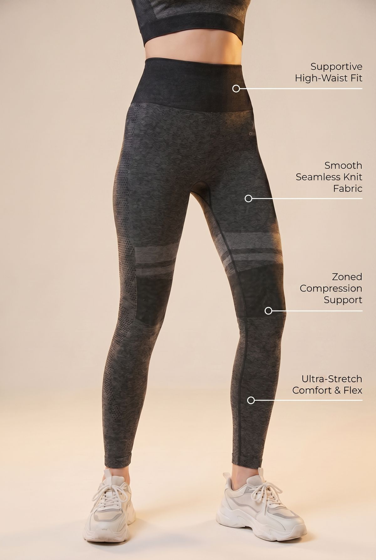 Seamless Performance Legging Apparel & Accessories > Activewear > Leggings > High-Waist Leggings by Profit Outfits
