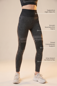 Seamless Performance Legging Apparel & Accessories > Activewear > Leggings > High-Waist Leggings by Profit Outfits