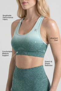 SoftTouch Ombre Bra Apparel & Accessories > Activewear > Sports Bras by Profit Outfits