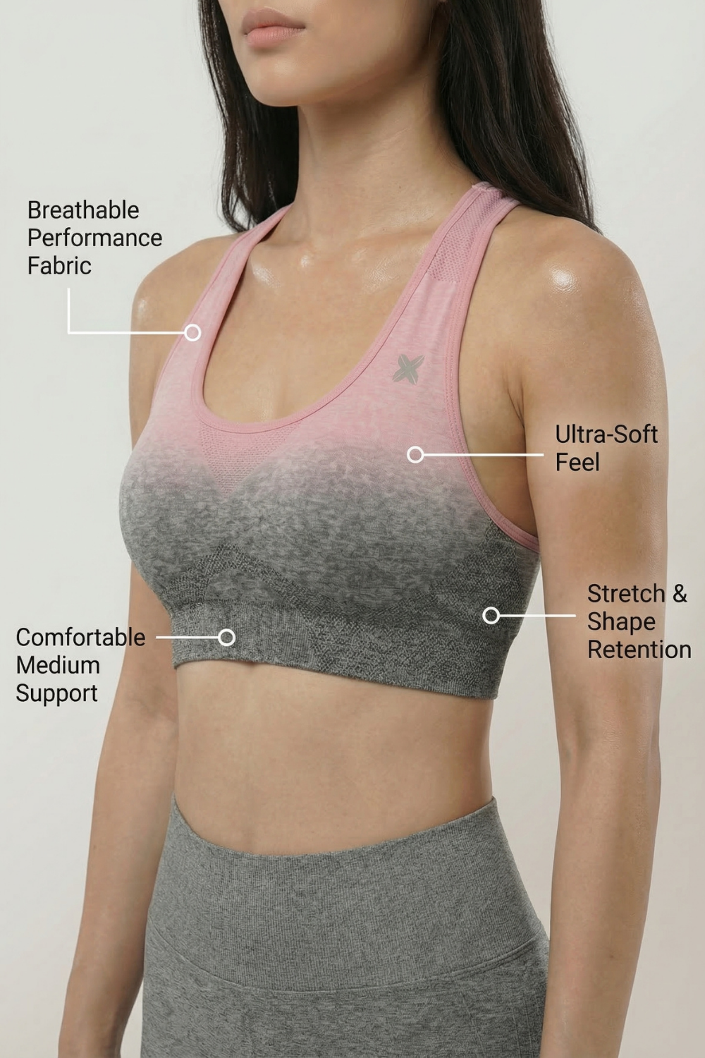SoftTouch Ombre Bra  by PROFIT OUTFITS