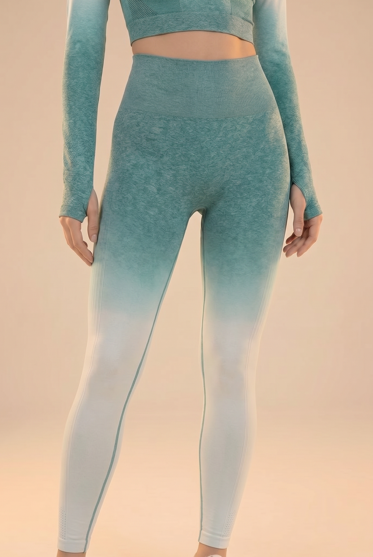 SoftTouch Ombre Legging Apparel & Accessories > Activewear > Leggings > High-Waist Leggings by Profit Outfits