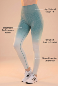 SoftTouch Ombre Legging Apparel & Accessories > Activewear > Leggings > High-Waist Leggings by Profit Outfits