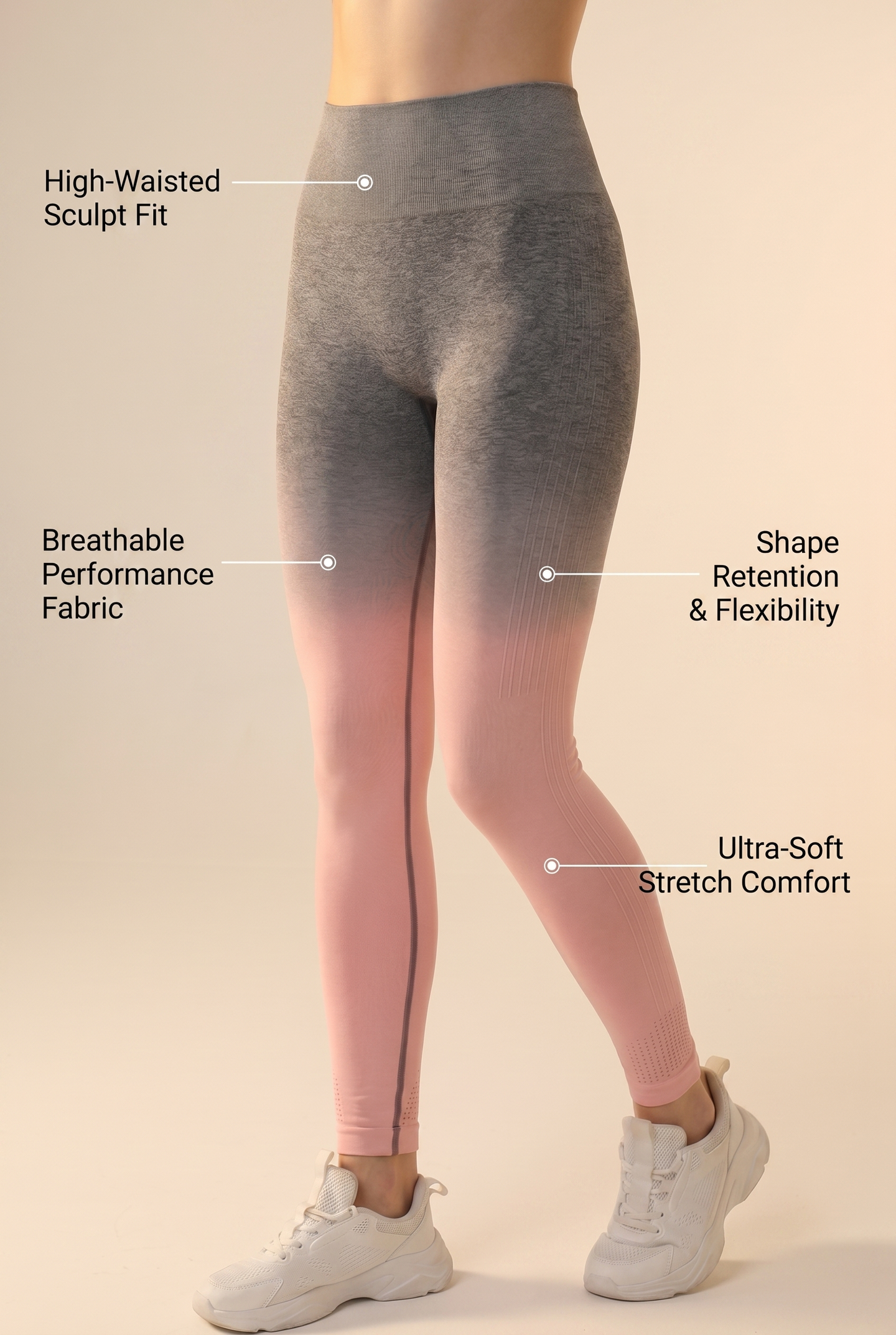 SoftTouch Ombre Legging  by PROFIT OUTFITS