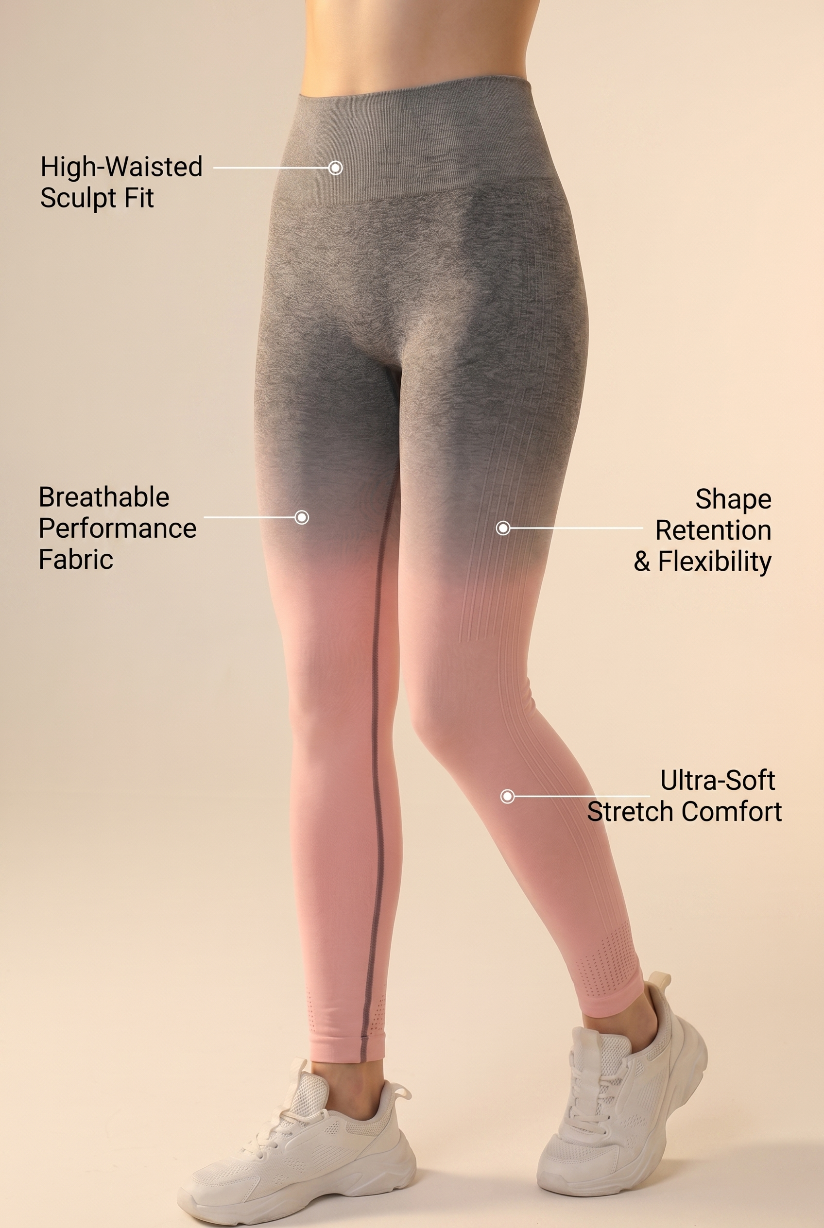 SoftTouch Ombre Legging  by PROFIT OUTFITS