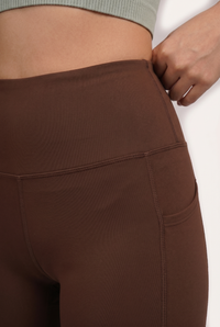 SoftTouch Pocket High-Waist Flare Legging Apparel & Accessories > Activewear > Leggings > Flare Leggings by Profit Outfits