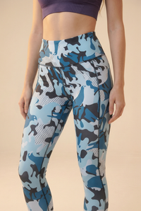 StudioPrint Camo High-Waist Legging Apparel & Accessories > Activewear > Leggings > High-Waist Leggings by Profit Outfits