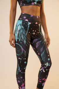 StudioPrint High-Waist Legging Apparel & Accessories > Activewear > Leggings > High-Waist Leggings by Profit Outfits