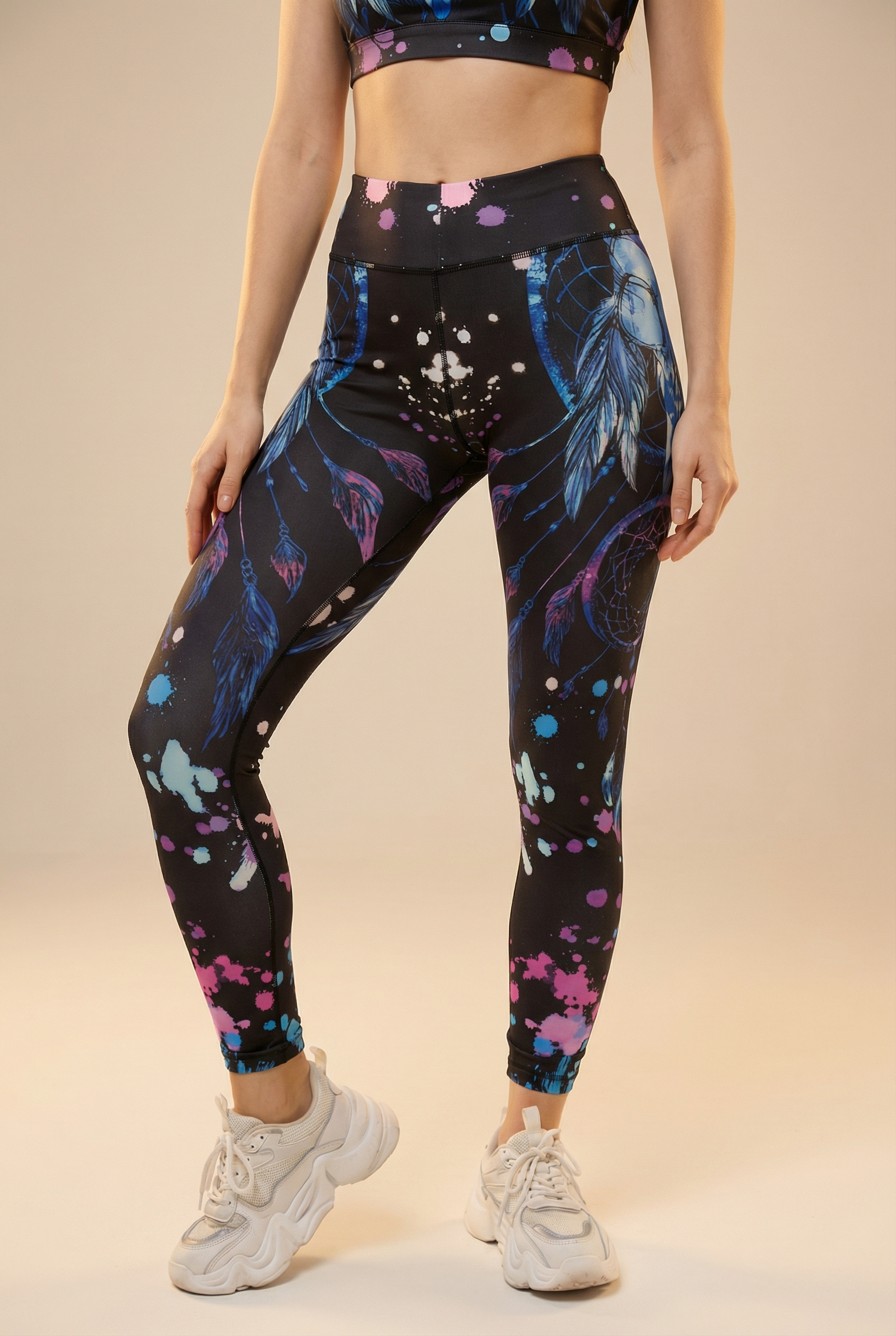 StudioPrint High-Waist Legging  by PROFIT OUTFITS