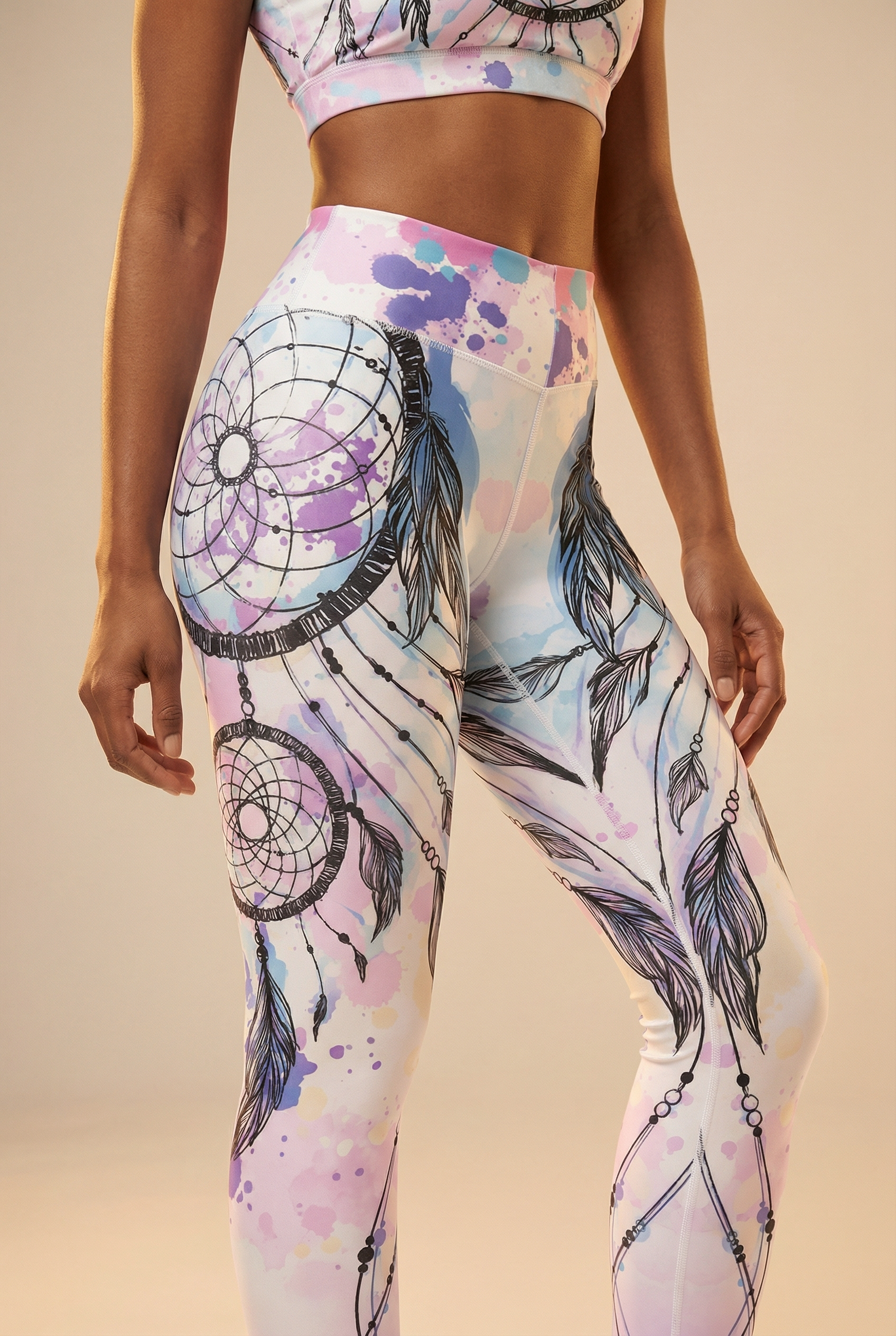 StudioPrint High-Waist Legging  by PROFIT OUTFITS