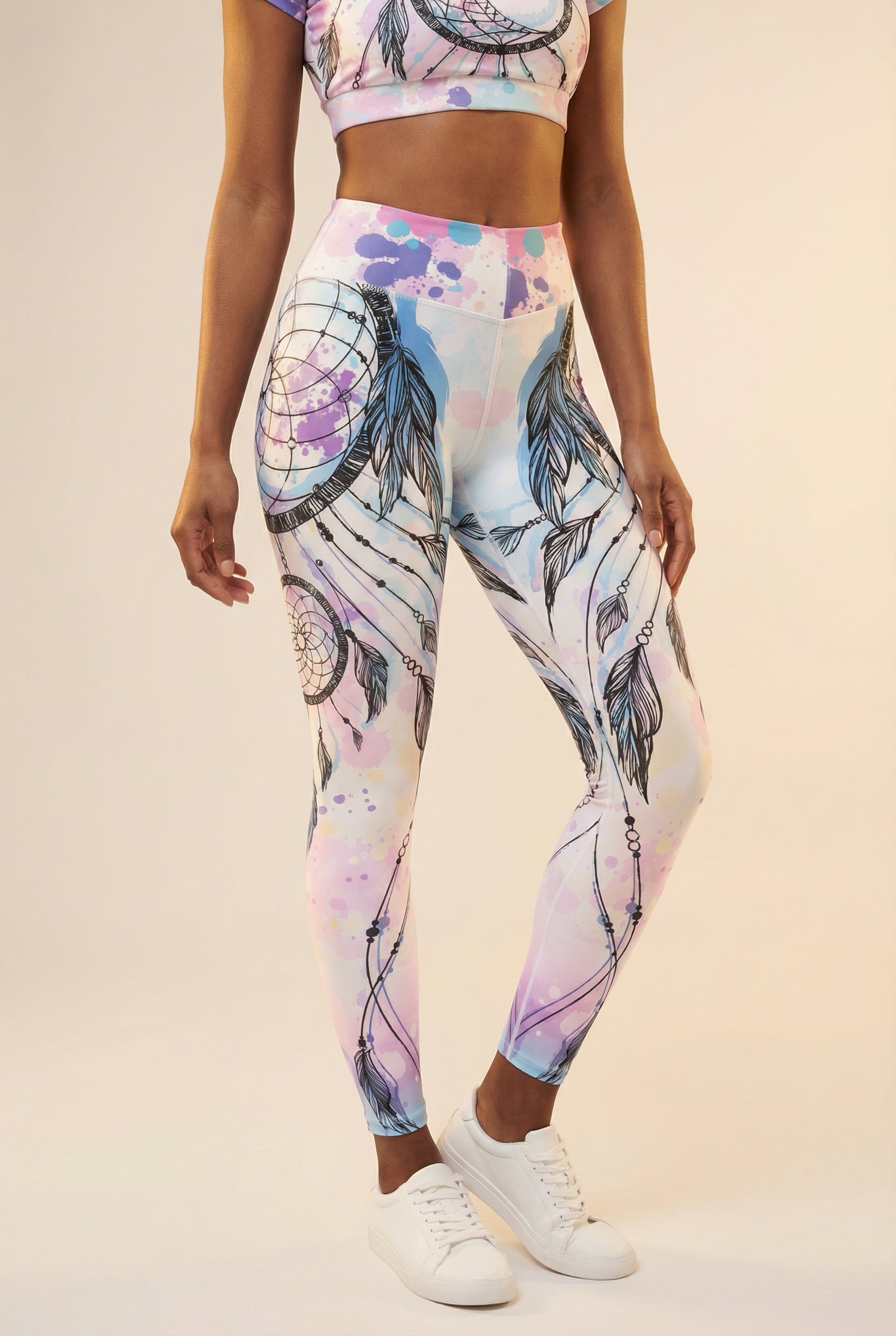 StudioPrint High-Waist Legging  by Profit Outfits