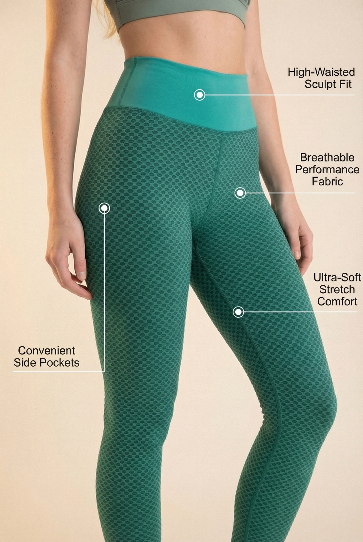 StudioPrint Lift High-Waist Legging Apparel & Accessories > Activewear > Leggings > High-Waist Leggings by Profit Outfits