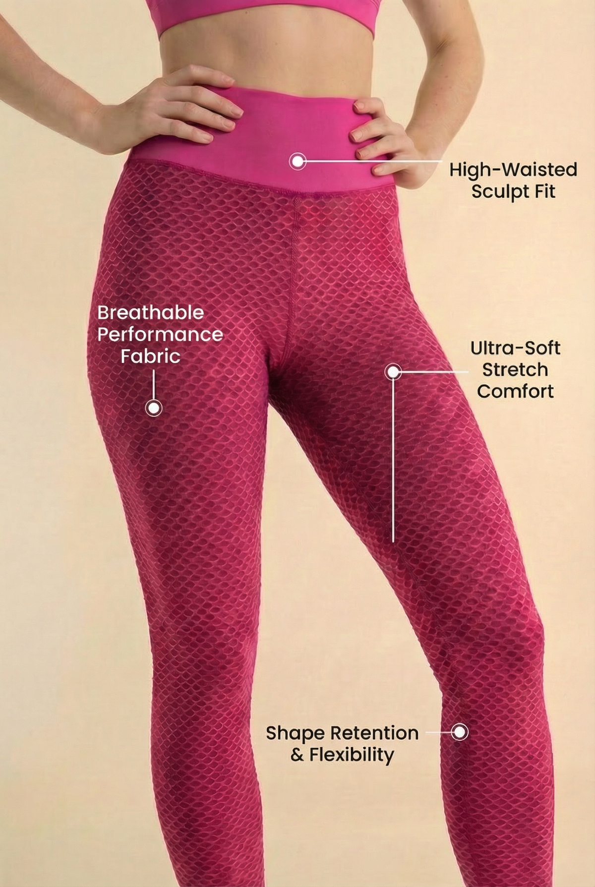 StudioPrint Lift High-Waist Legging Apparel & Accessories > Activewear > Leggings > High-Waist Leggings by Profit Outfits