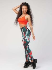 StudioPrint Multi Camo High-Waist Legging Apparel & Accessories > Activewear > Leggings > High-Waist Leggings by Profit Outfits