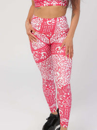 StudioPrint Ornamental High-Waist Legging Apparel & Accessories > Activewear > Leggings > High-Waist Leggings by Profit Outfits