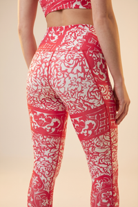 StudioPrint Ornamental High-Waist Legging Apparel & Accessories > Activewear > Leggings > High-Waist Leggings by Profit Outfits