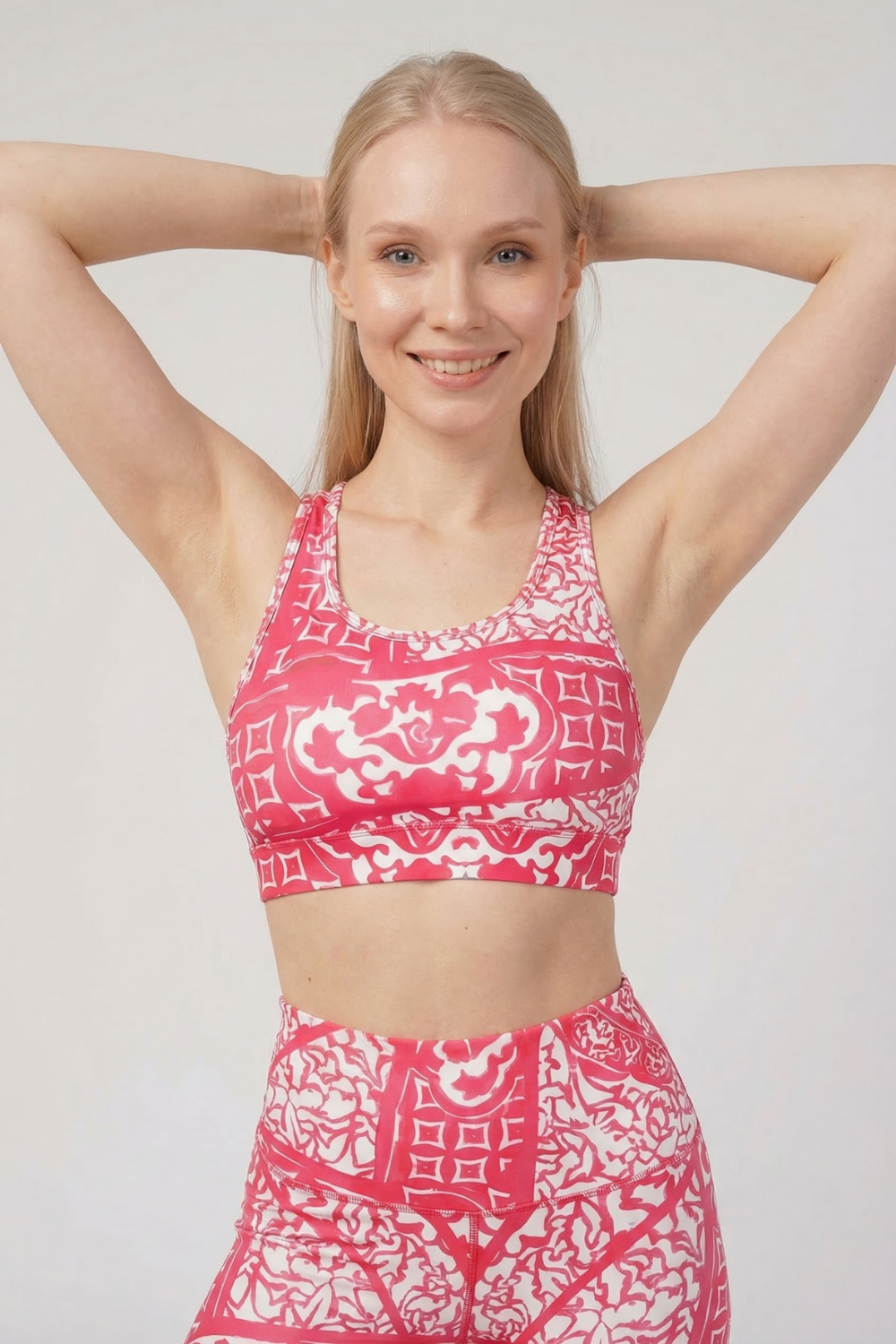 StudioPrint Ornamental Sports Bra Apparel & Accessories > Activewear > Sports Bras by Profit Outfits