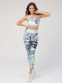 StudioPrint Pop Art High-Waist Legging Apparel & Accessories > Activewear > Leggings > High-Waist Leggings by Profit Outfits