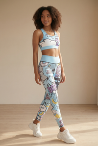 StudioPrint Pop Art High-Waist Legging Apparel & Accessories > Activewear > Leggings > High-Waist Leggings by Profit Outfits
