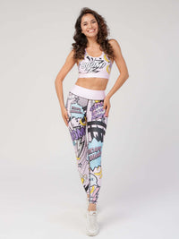 StudioPrint Pop Art High-Waist Legging Apparel & Accessories > Activewear > Leggings > High-Waist Leggings by Profit Outfits