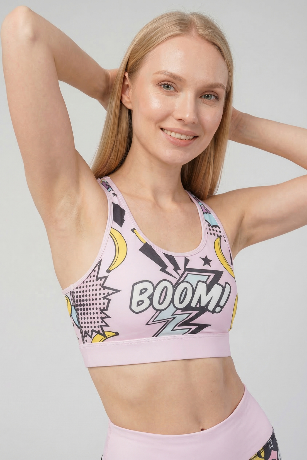 StudioPrint Pop Art Sports Bra Apparel & Accessories > Activewear > Sports Bras by Profit Outfits