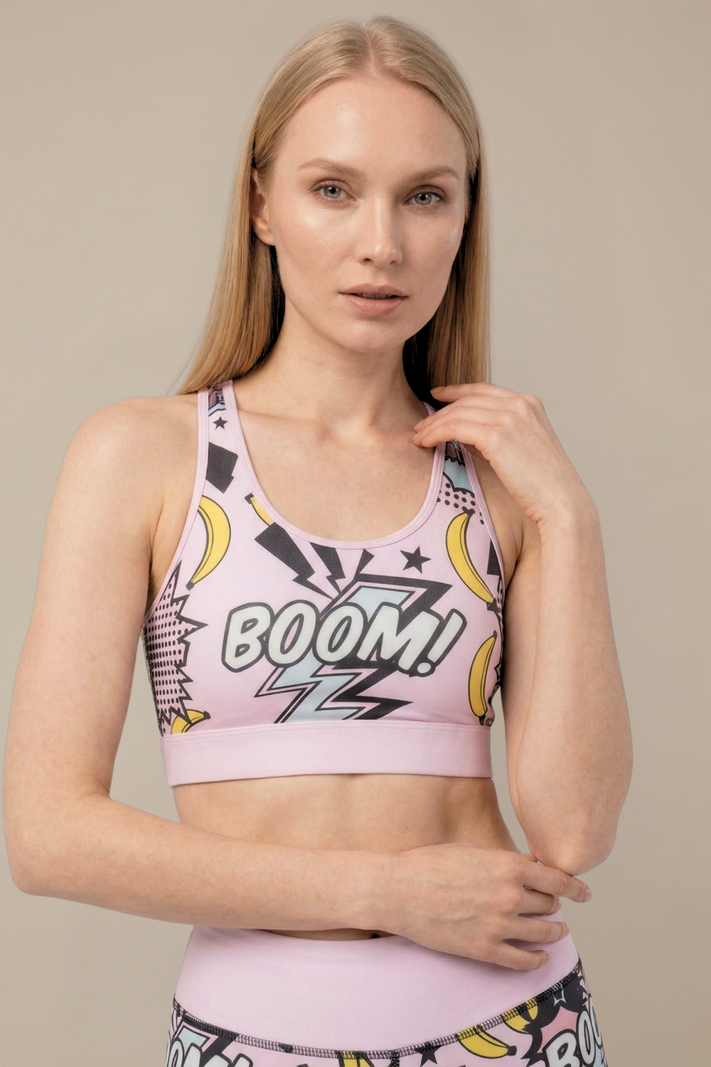 StudioPrint Pop Art Sports Bra Apparel & Accessories > Activewear > Sports Bras by Profit Outfits