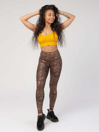 StudioPrint Speckle High-Waist Legging Apparel & Accessories > Activewear > Leggings > High-Waist Leggings by Profit Outfits