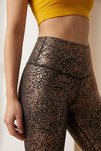 StudioPrint Speckle High-Waist Legging Apparel & Accessories > Activewear > Leggings > High-Waist Leggings by Profit Outfits