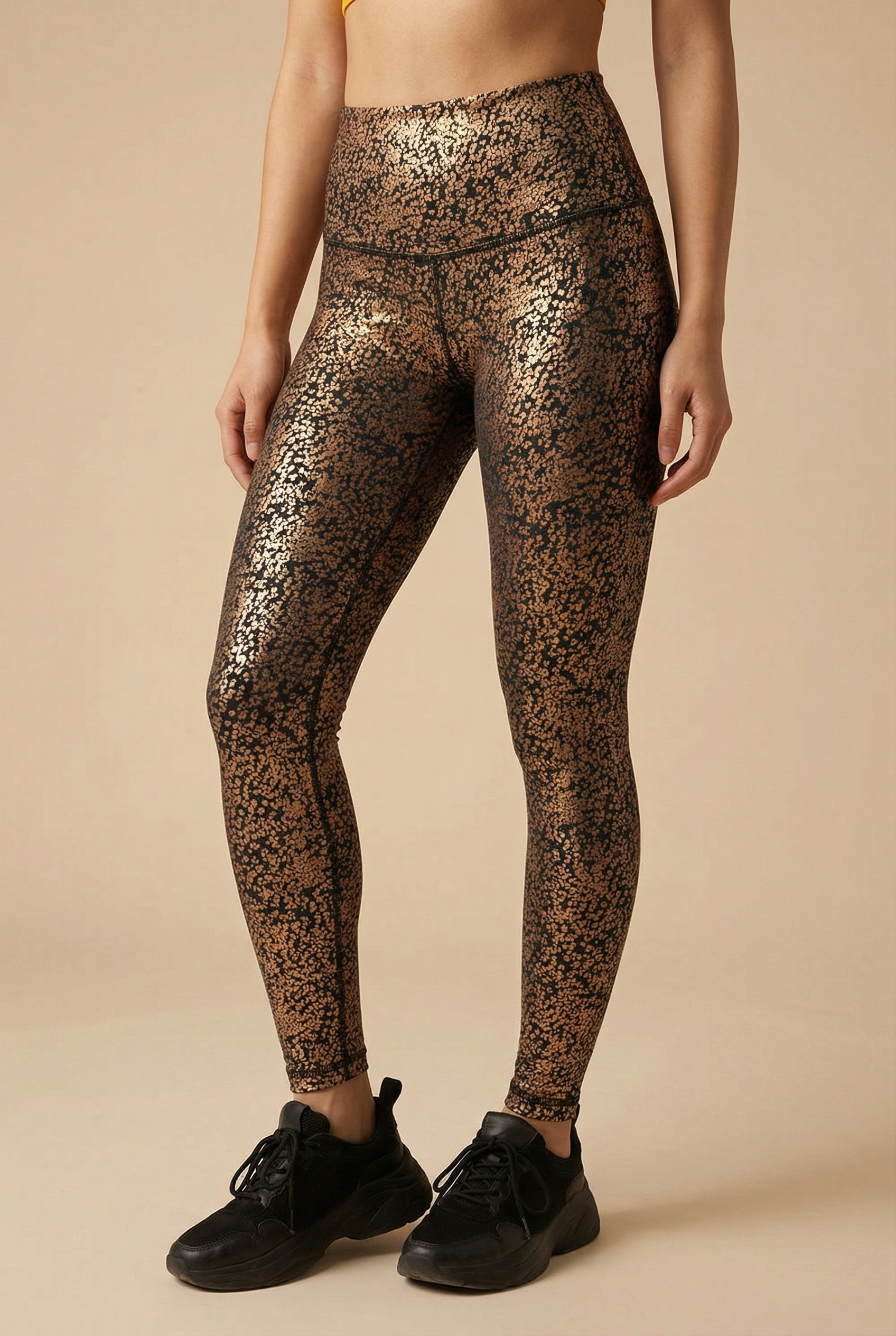 StudioPrint Speckle High-Waist Legging  by PROFIT OUTFITS