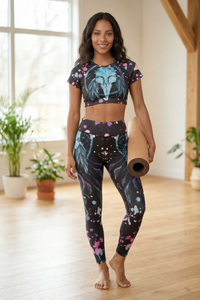 StudioPrint Sports Bra Apparel & Accessories > Activewear > Sports Bras by Profit Outfits