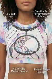 StudioPrint Sports Bra Apparel & Accessories > Activewear > Sports Bras by Profit Outfits