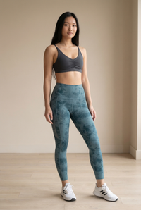 Tie-Dye Lift Pocket High-Waist Legging Apparel & Accessories > Activewear > Leggings > High-Waist Leggings by Profit Outfits
