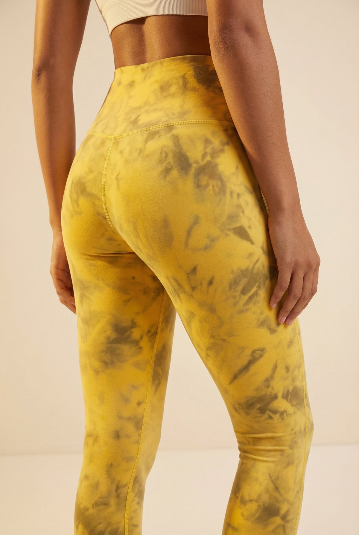 Tie-Dye Lift Pocket High-Waist Legging Apparel & Accessories > Activewear > Leggings > High-Waist Leggings by Profit Outfits