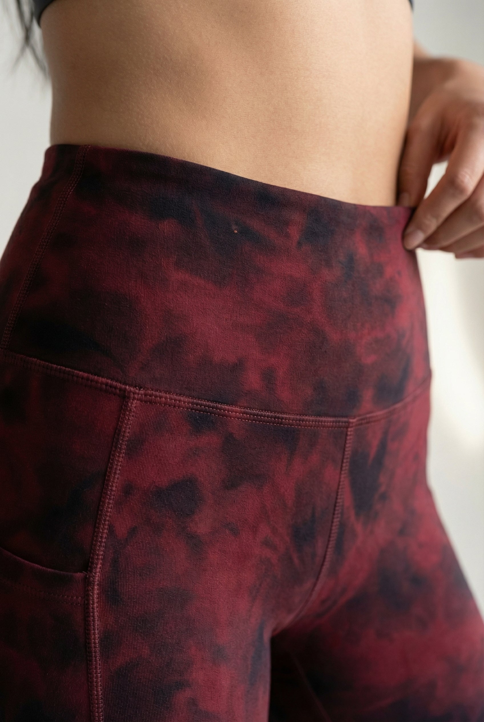 Tie-Dye Lift Pocket High-Waist Legging  by PROFIT OUTFITS