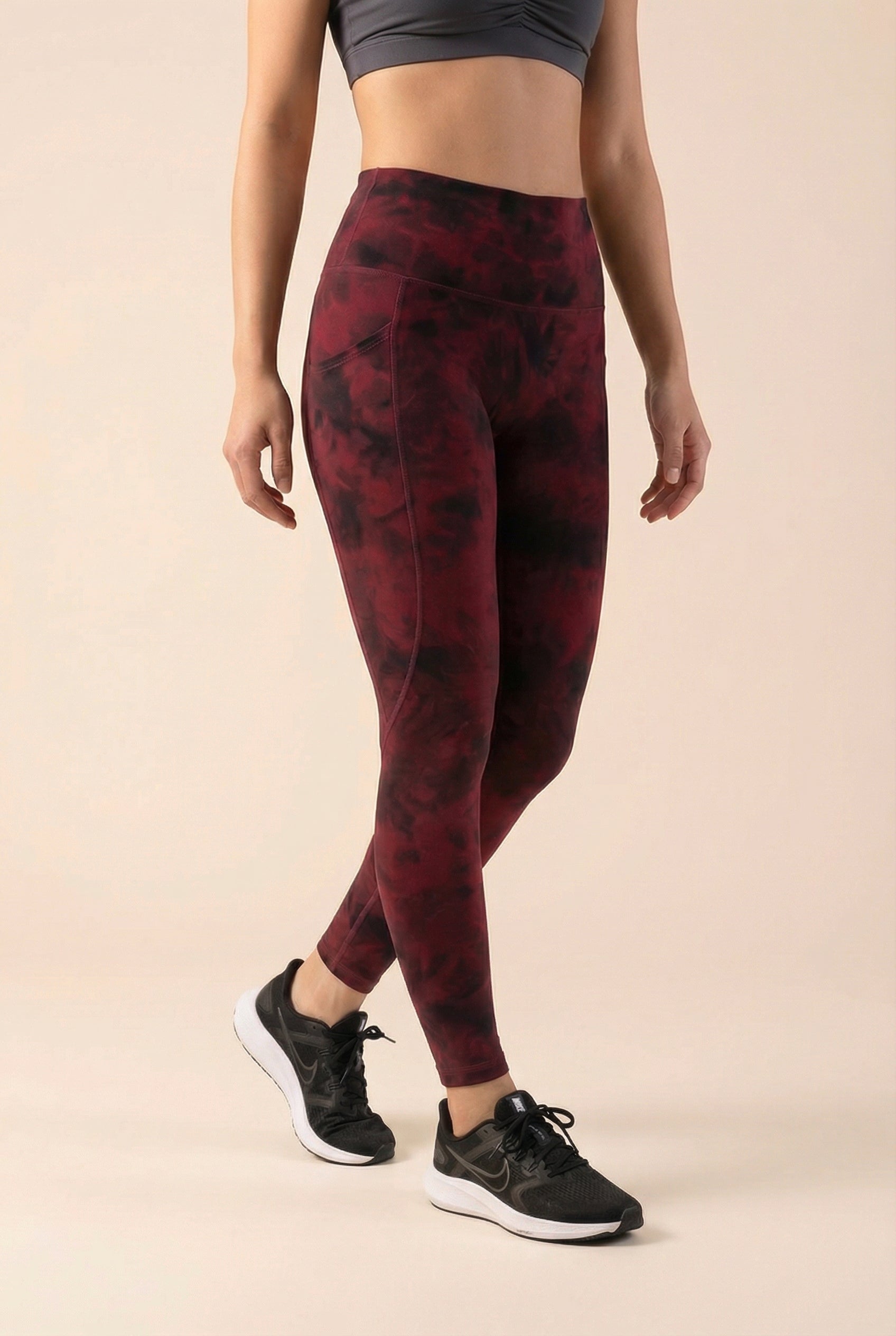 Tie-Dye Lift Pocket High-Waist Legging  by PROFIT OUTFITS