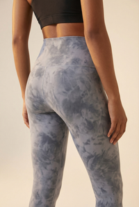 Tie-Dye Lift Pocket High-Waist Legging  by PROFIT OUTFITS