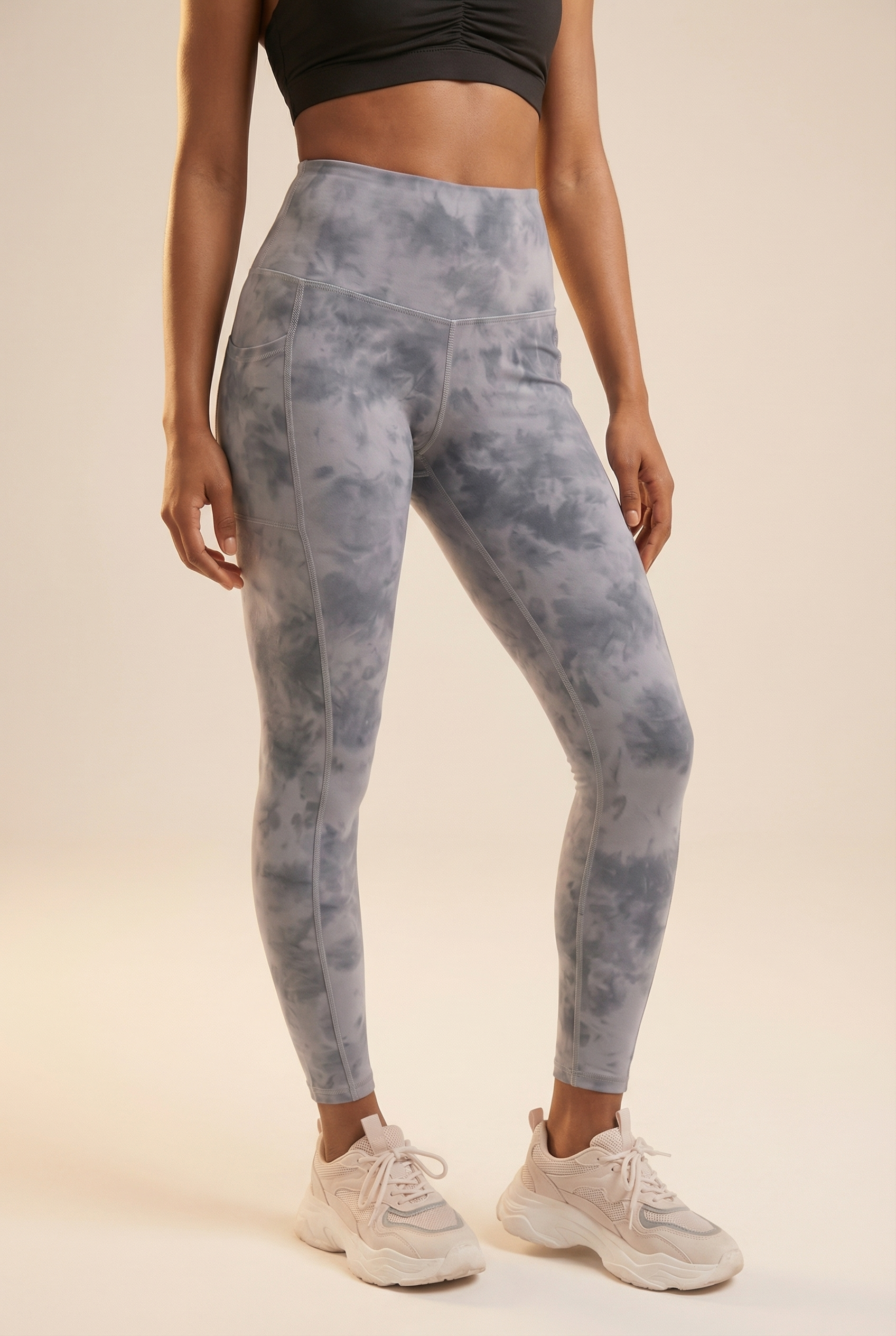 Tie-Dye Lift Pocket High-Waist Legging  by PROFIT OUTFITS
