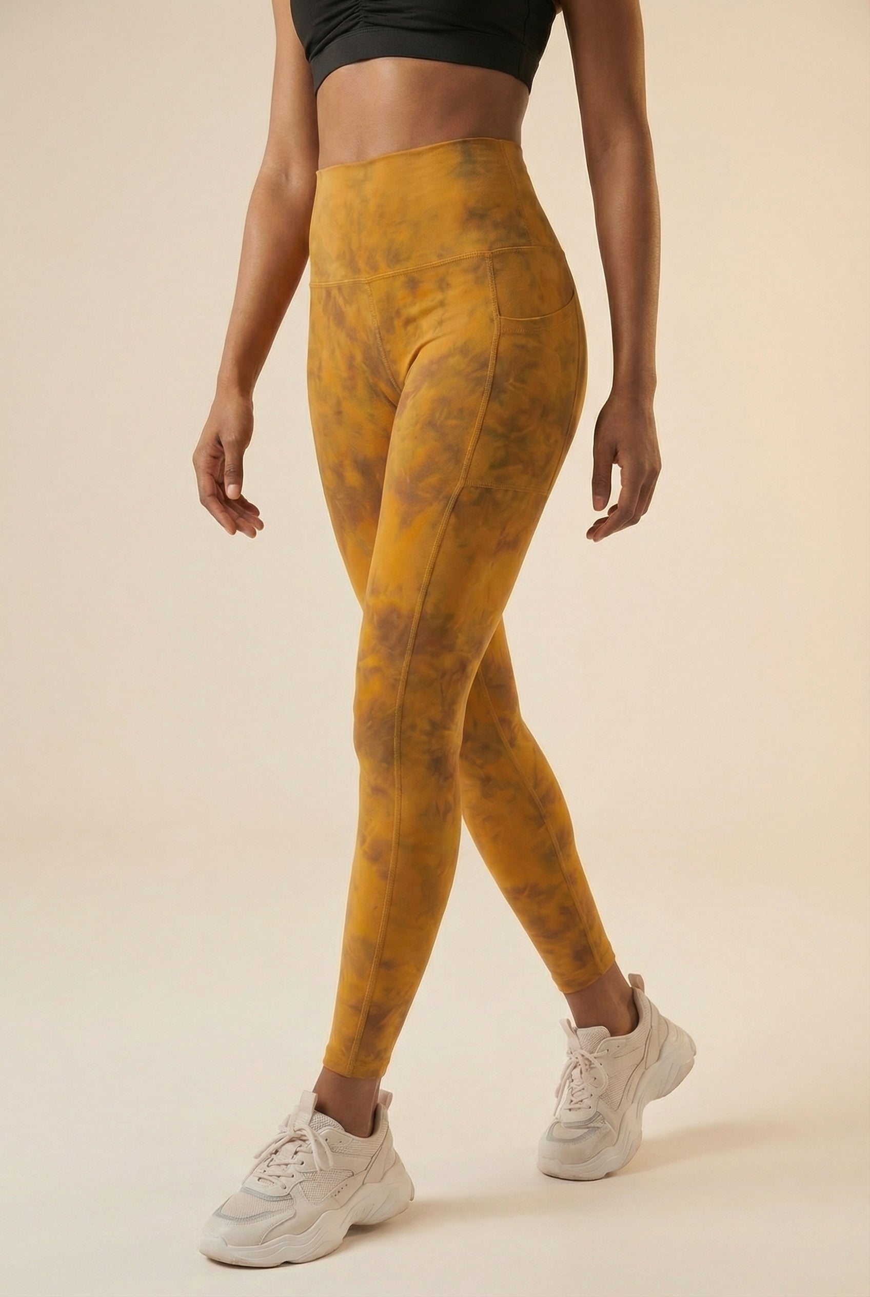Tie-Dye Lift Pocket High-Waist Legging  by PROFIT OUTFITS