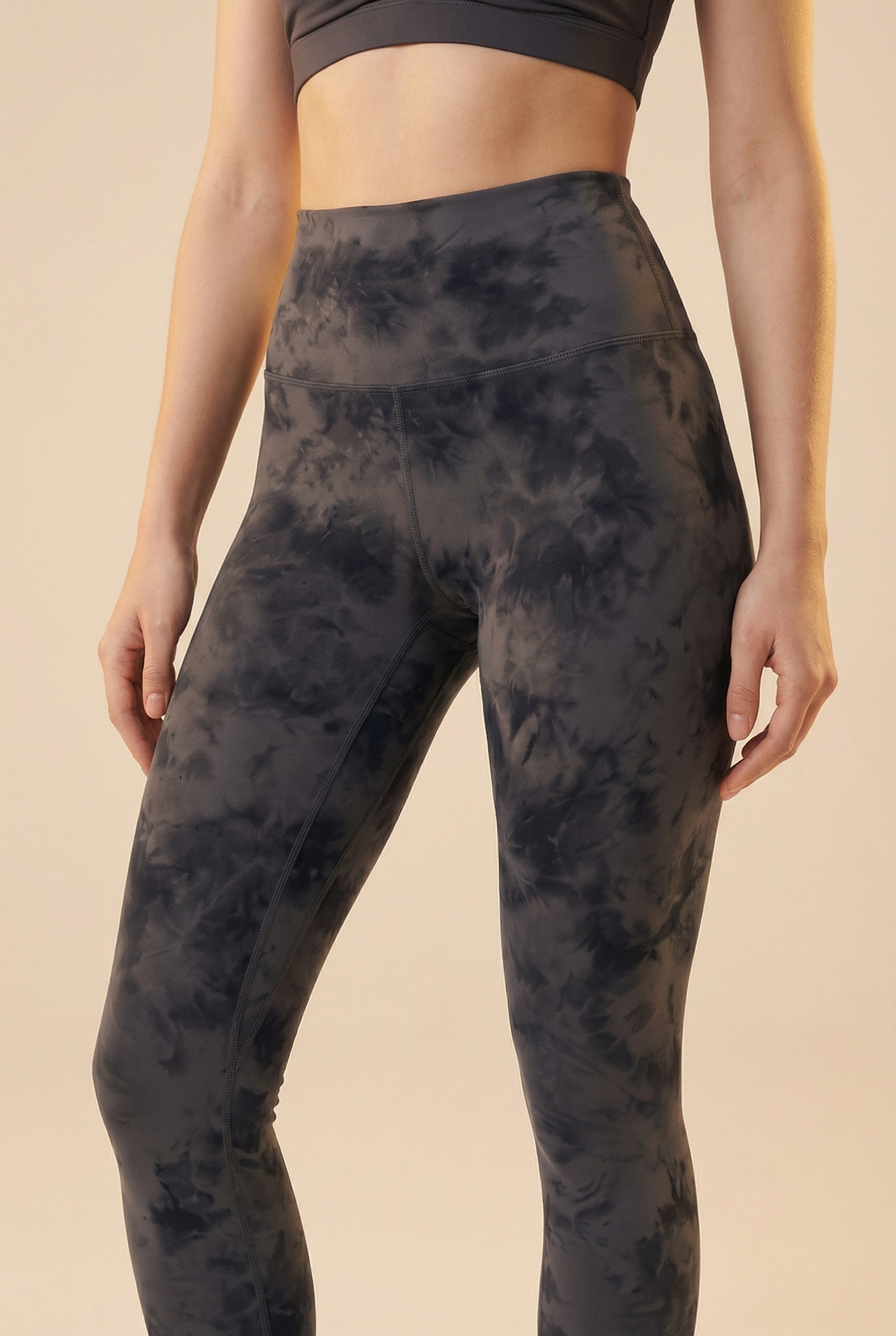 Tie-Dye Printed Lift High-Waist Legging  by Profit Outfits