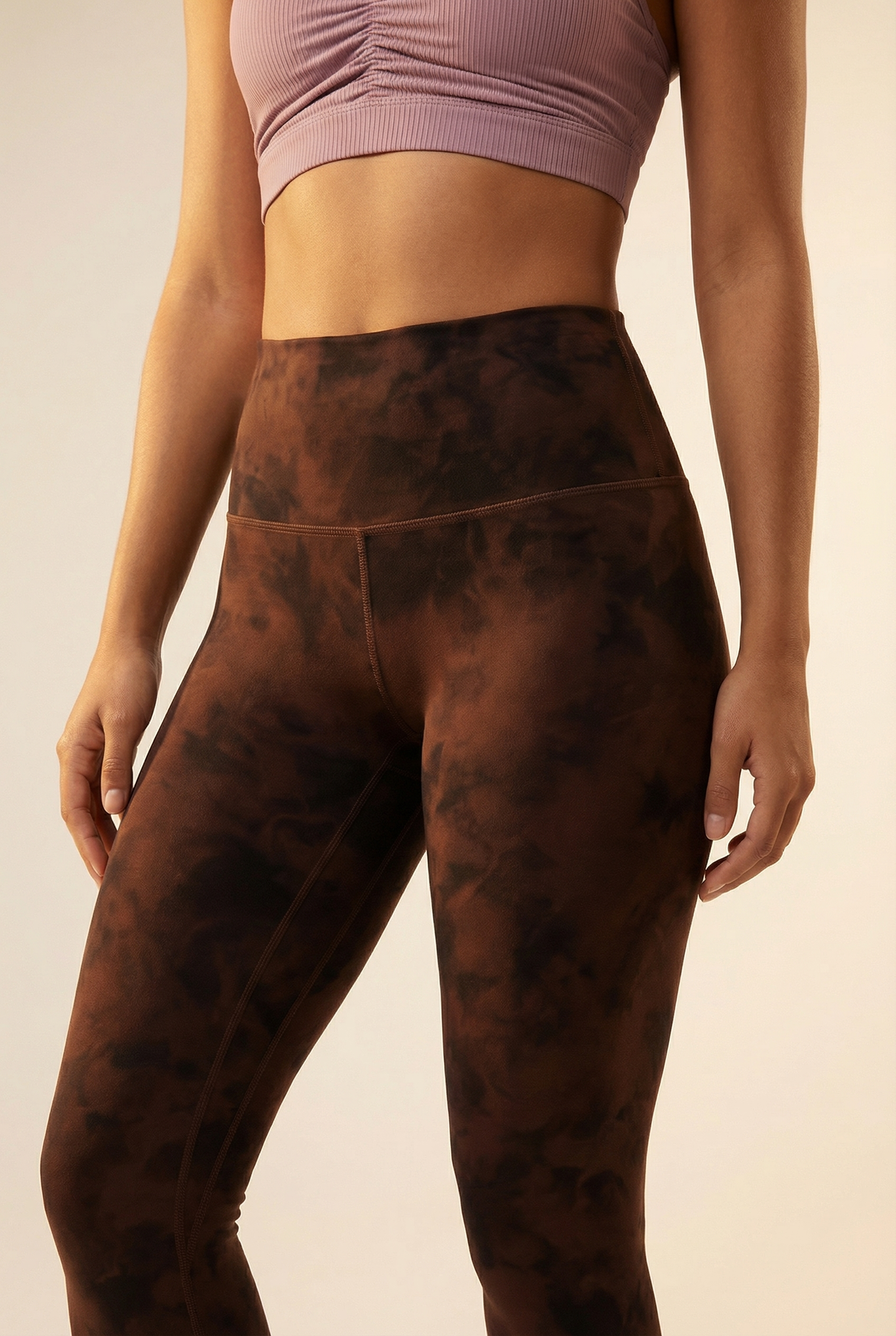 Tie-Dye Printed Lift High-Waist Legging  by Profit Outfits