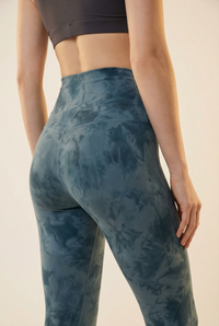 Tie-Dye Printed Lift High-Waist Legging  by Profit Outfits