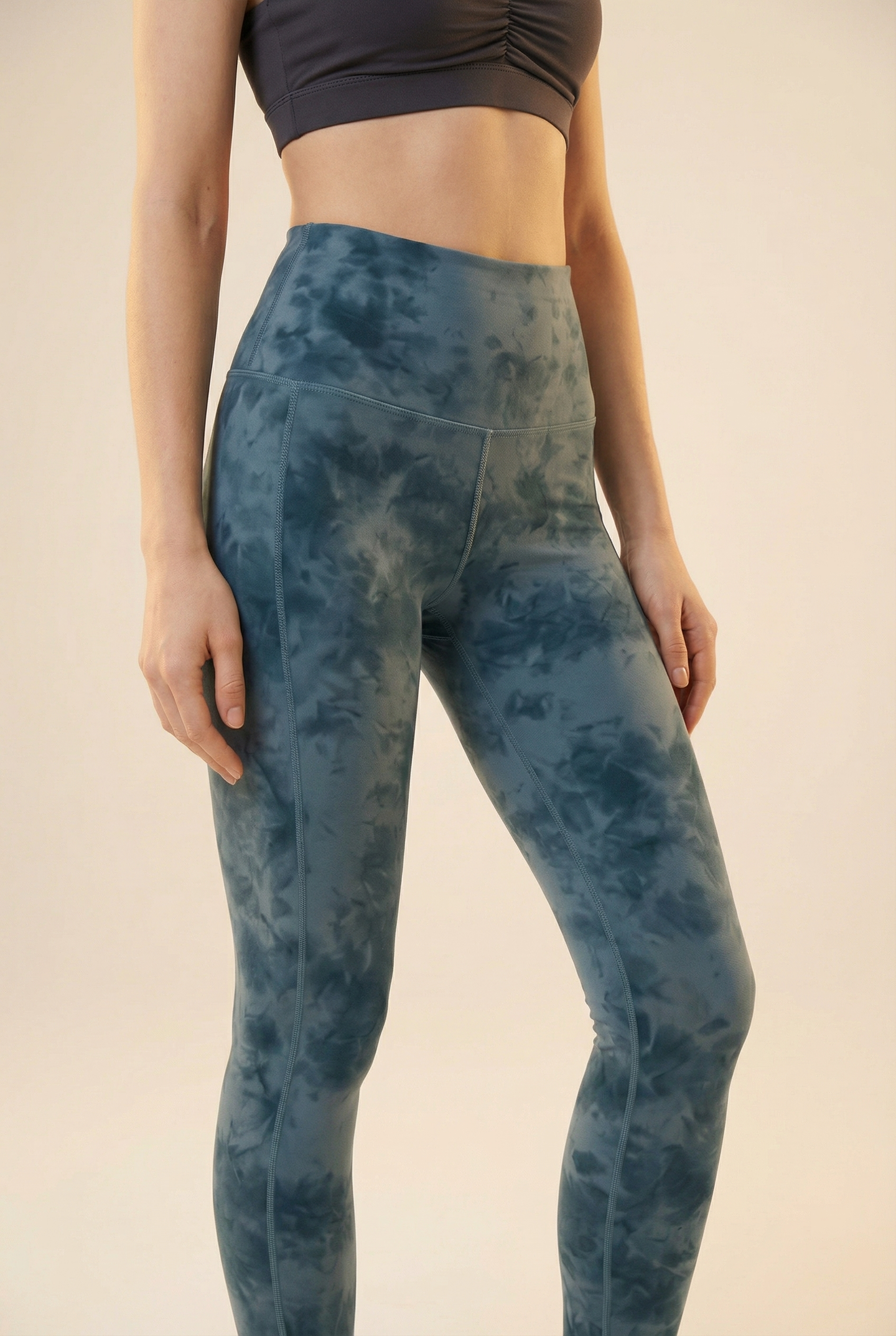 Tie-Dye Printed Lift High-Waist Legging  by Profit Outfits