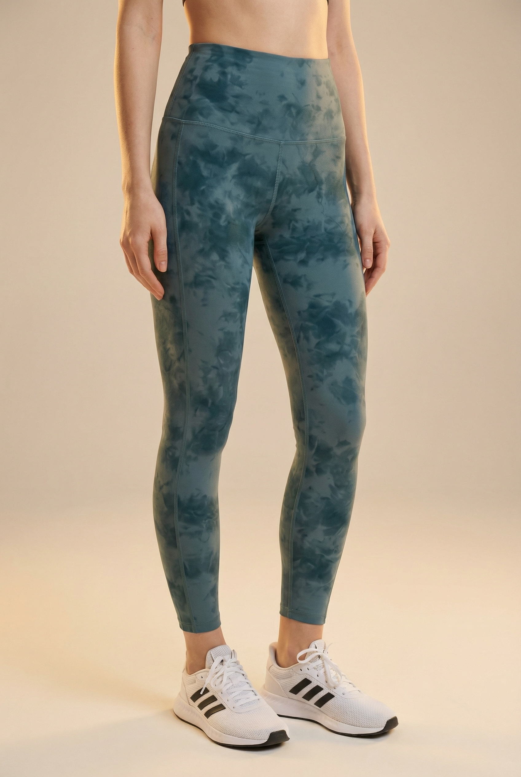 Tie-Dye Printed Lift High-Waist Legging  by Profit Outfits