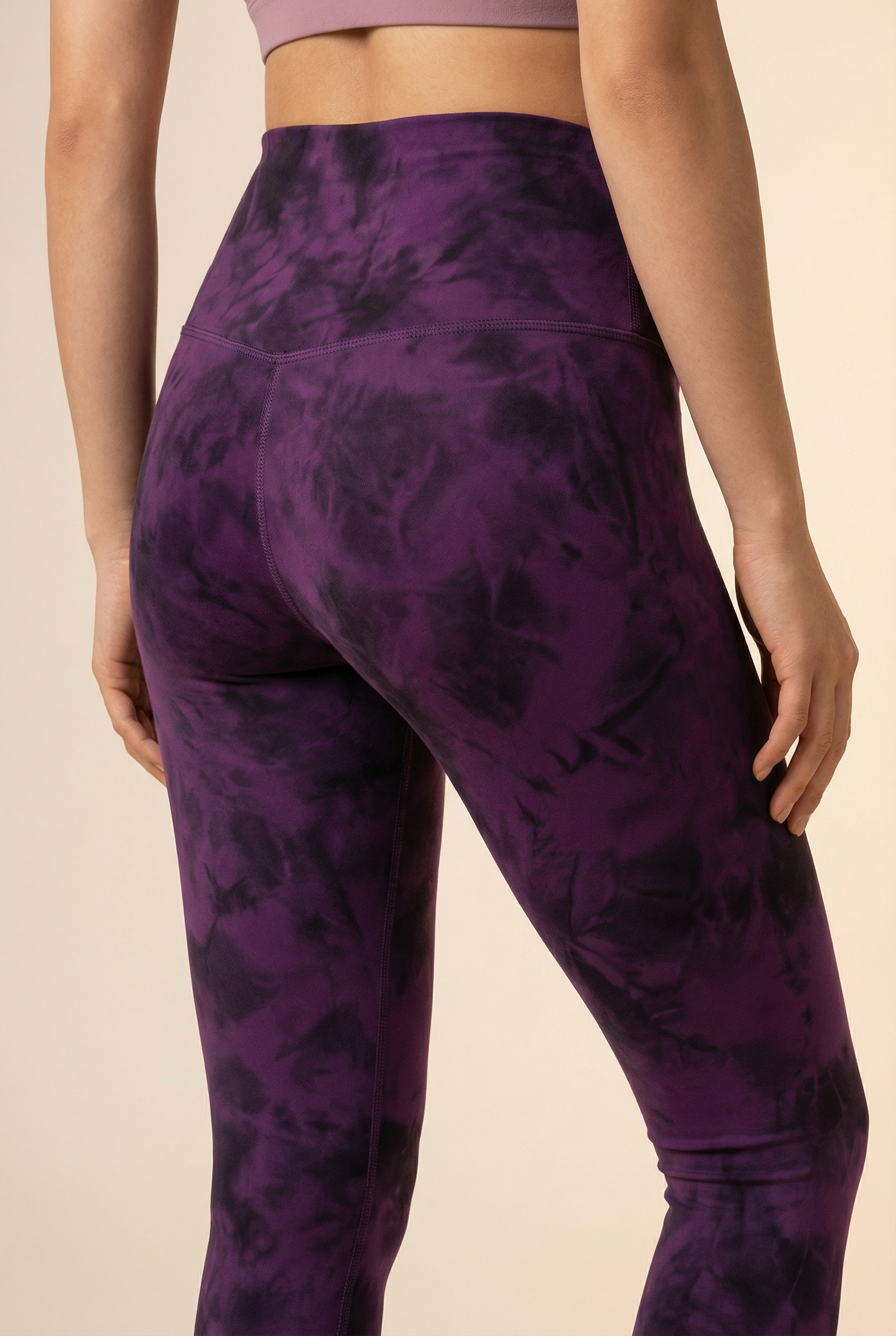 Tie-Dye Printed Lift High-Waist Legging  by Profit Outfits