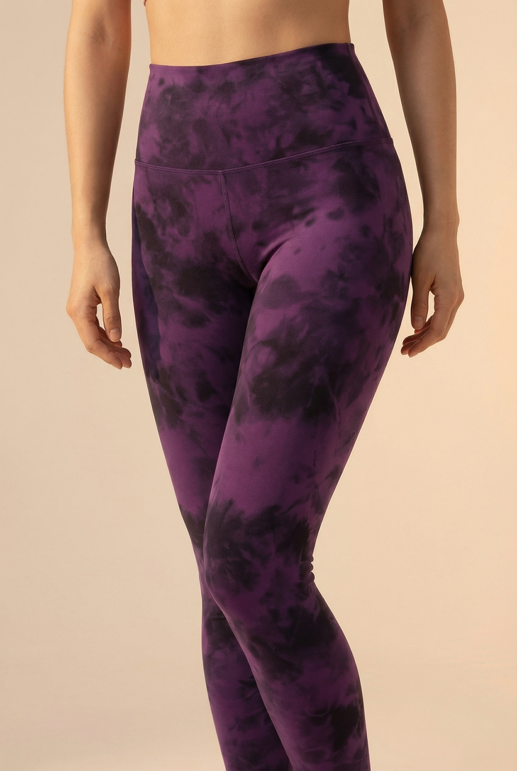 Tie-Dye Printed Lift High-Waist Legging  by Profit Outfits