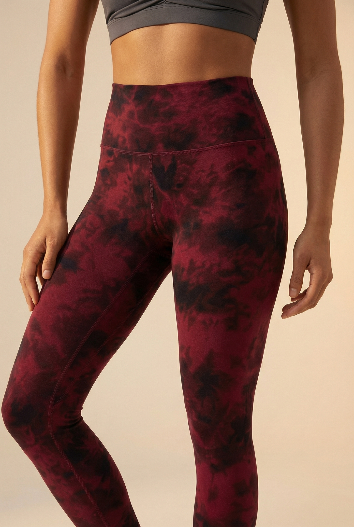 Tie-Dye Printed Lift High-Waist Legging  by Profit Outfits