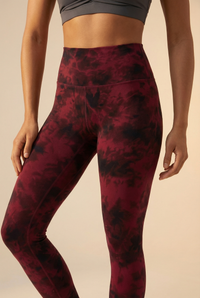 Tie-Dye Printed Lift High-Waist Legging  by Profit Outfits