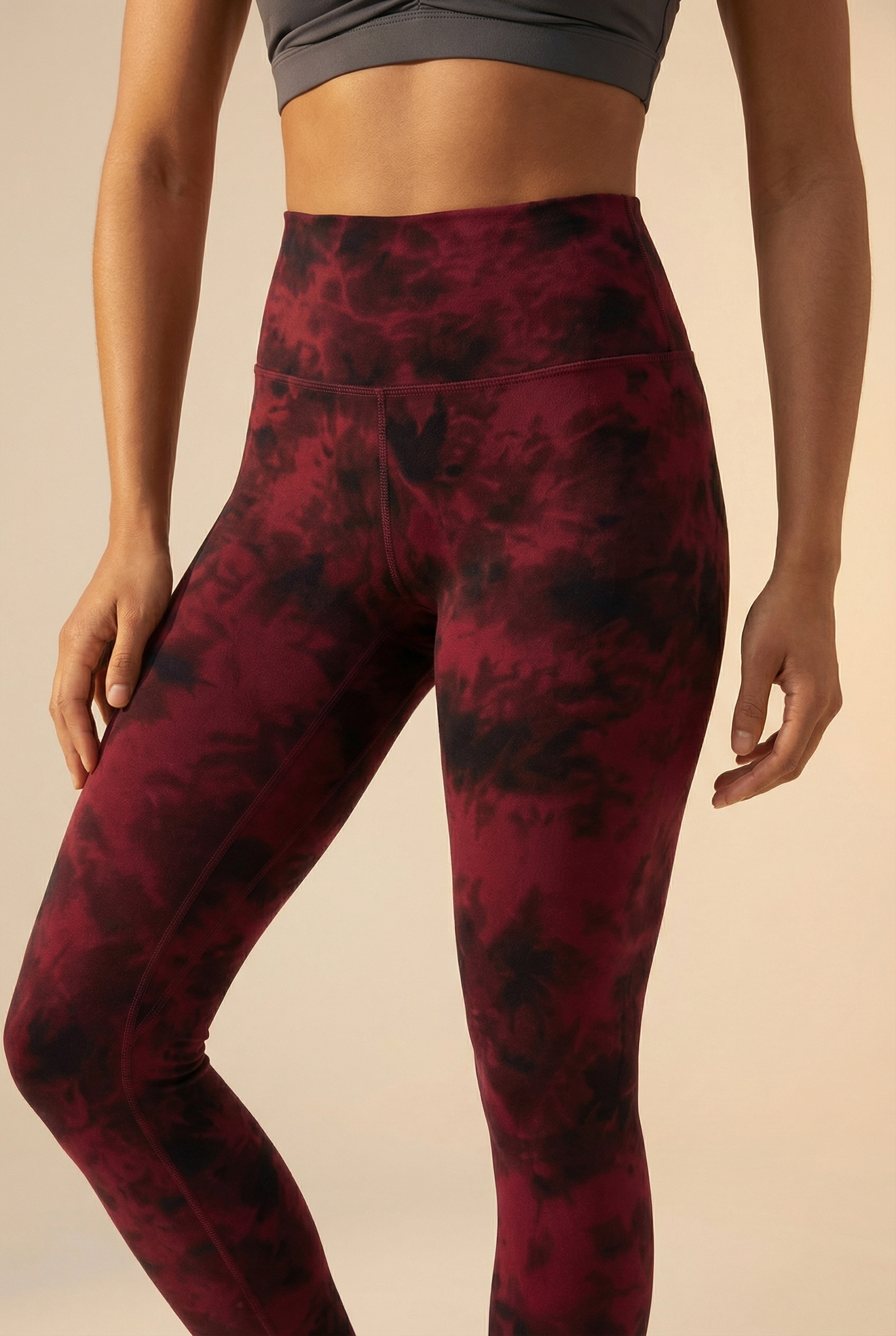 Tie-Dye Printed Lift High-Waist Legging  by Profit Outfits